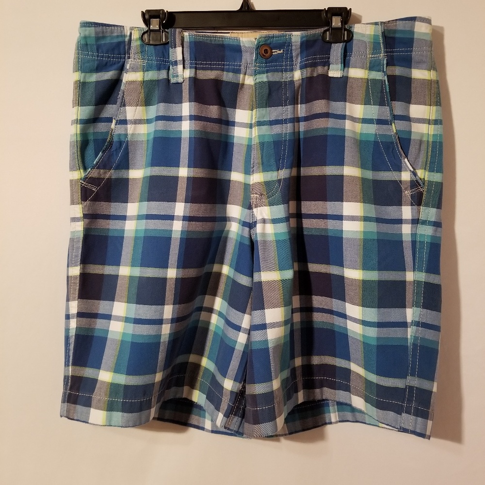 Hollister Men's Plaid Button-Fly Shorts Size 36